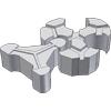 TRI-LOCK 150 mm - rýhovaná